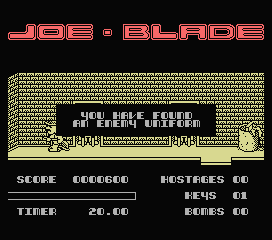 Joe Blade screenshot 7 for MSX